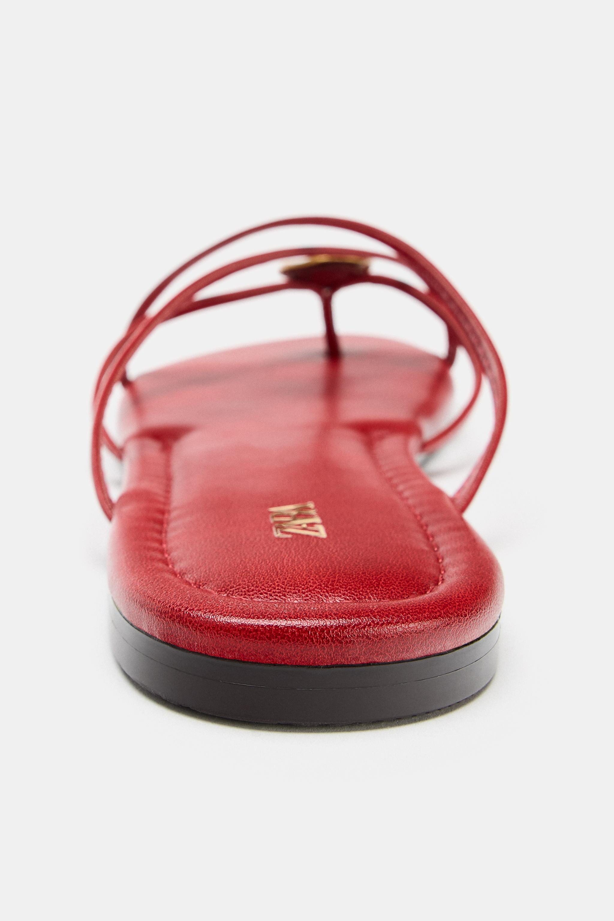 MULTI-STRAP FLAT SANDALS | Zara US