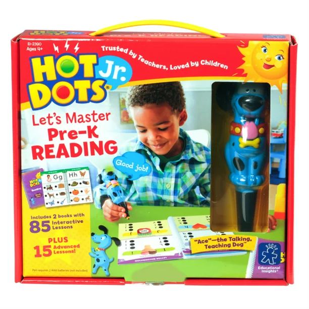 Educational Insights Hot Dots Let's Master Preschool Reading Electronic Learning Toy Books with I... | Walmart (US)