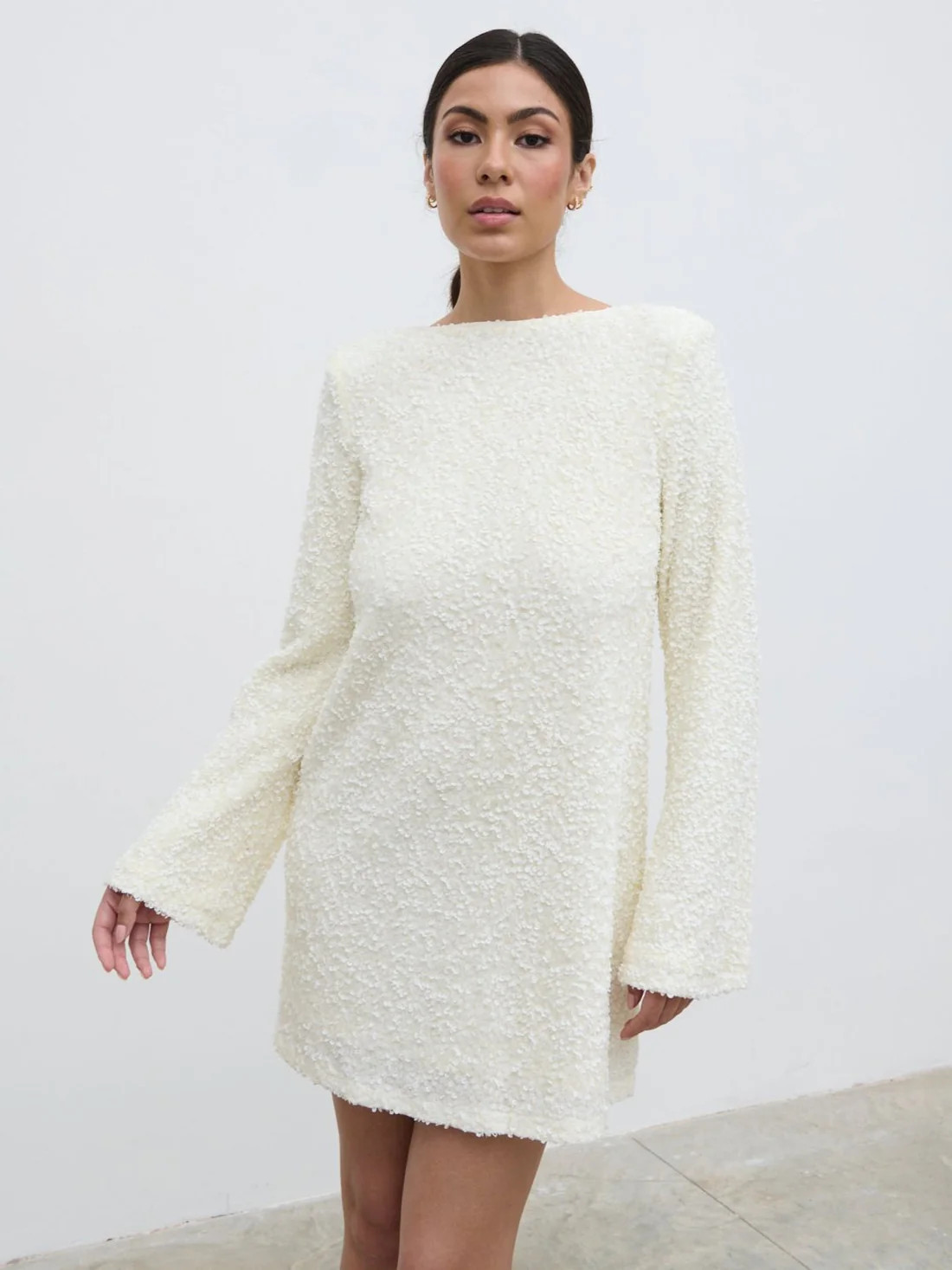 Bow Sequin Shift Dress | Pretty Lavish (UK)