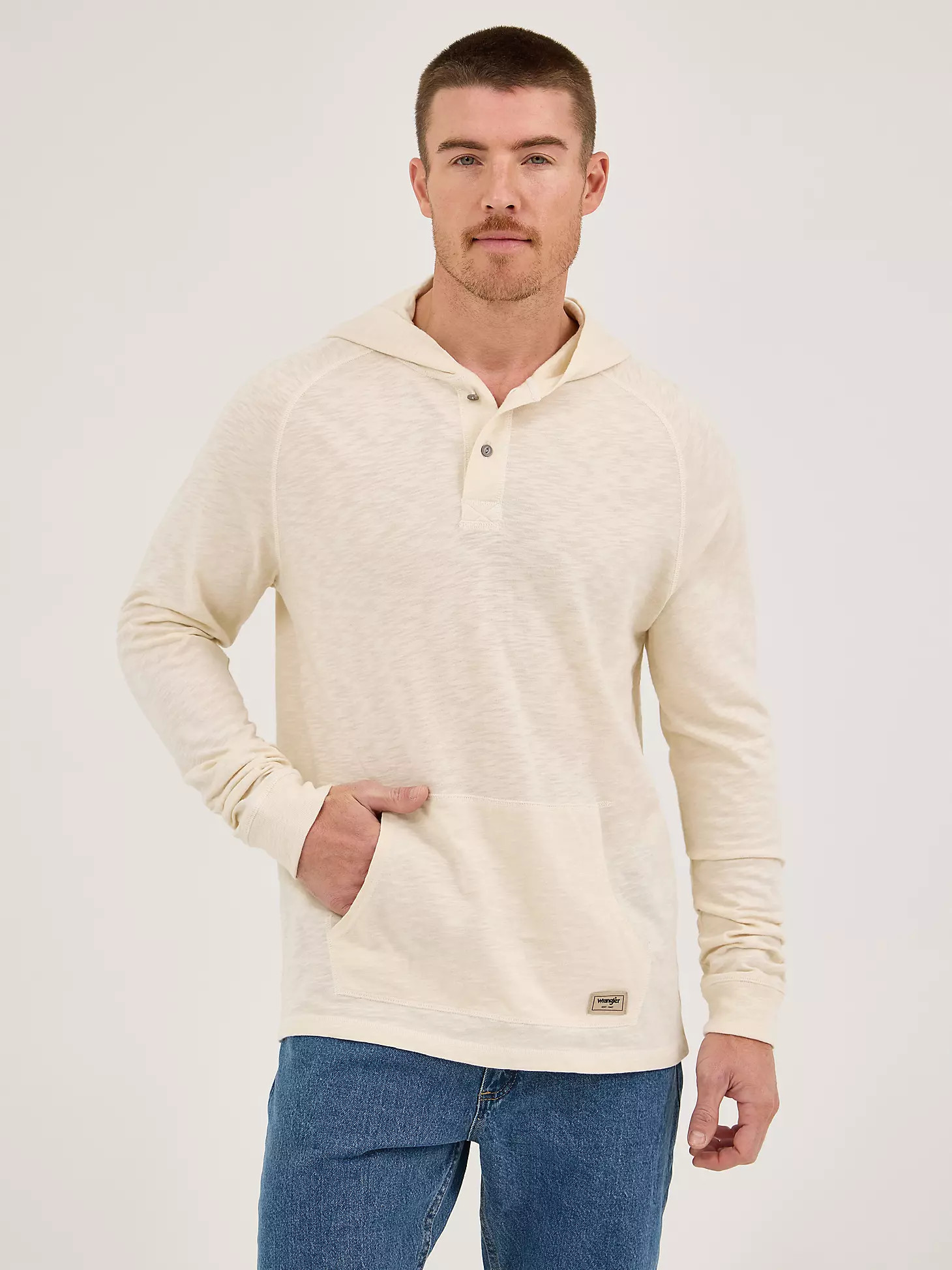 Men's Lightweight Hooded Pullover | Wrangler