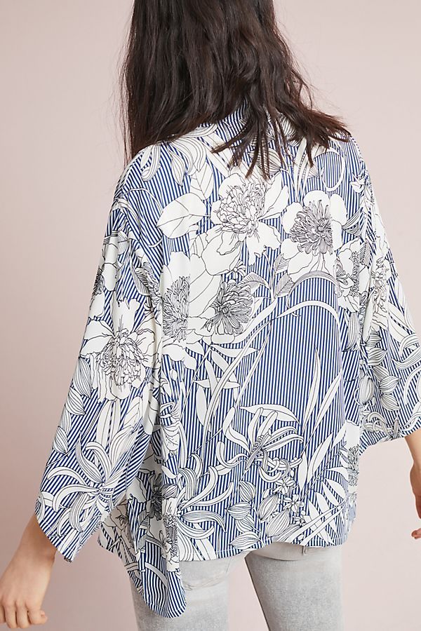 Savannah Floral Kimono | Anthropologie (US)