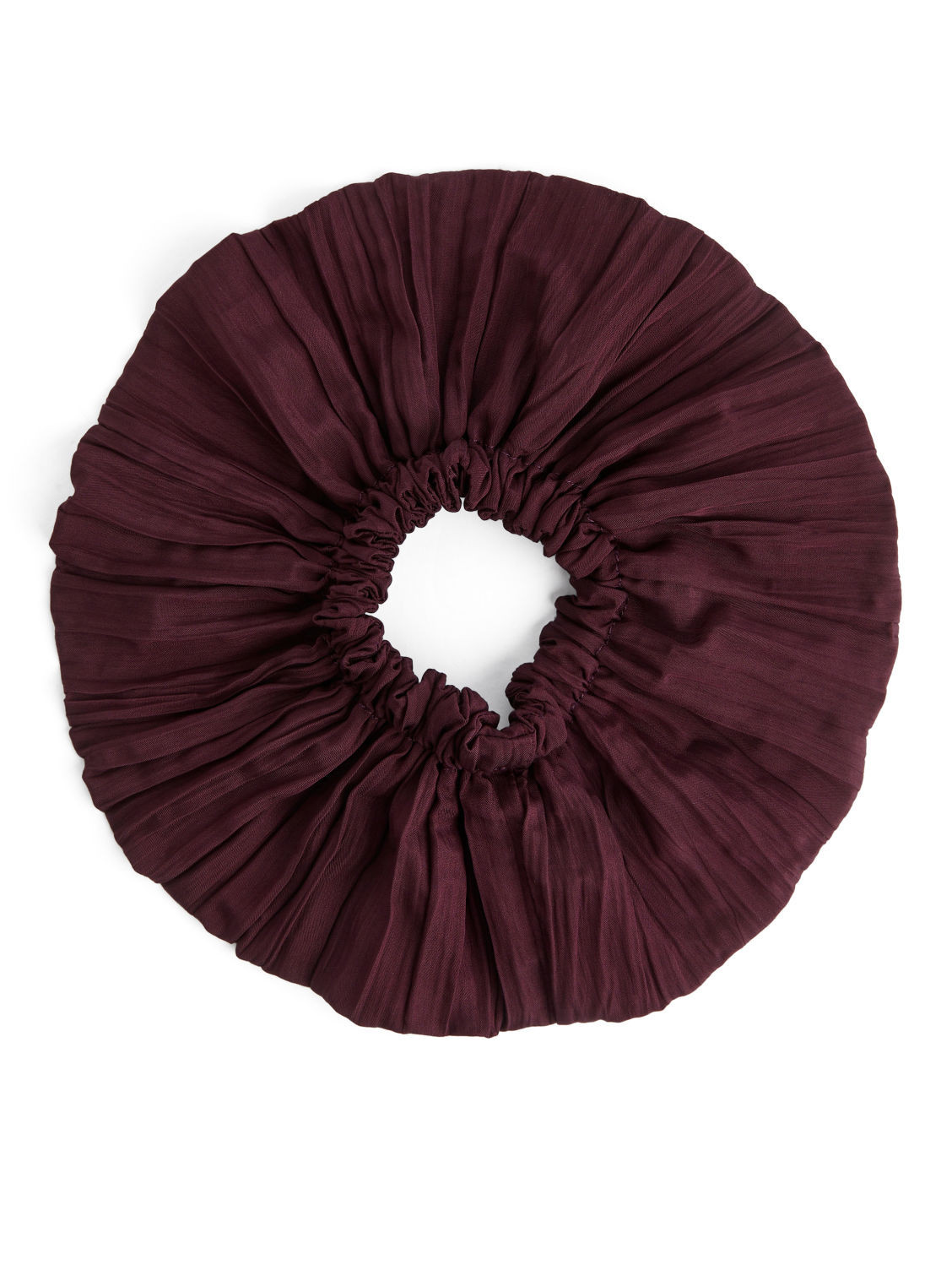 Pleated Hair Scrunchie - Red | ARKET (US&UK)