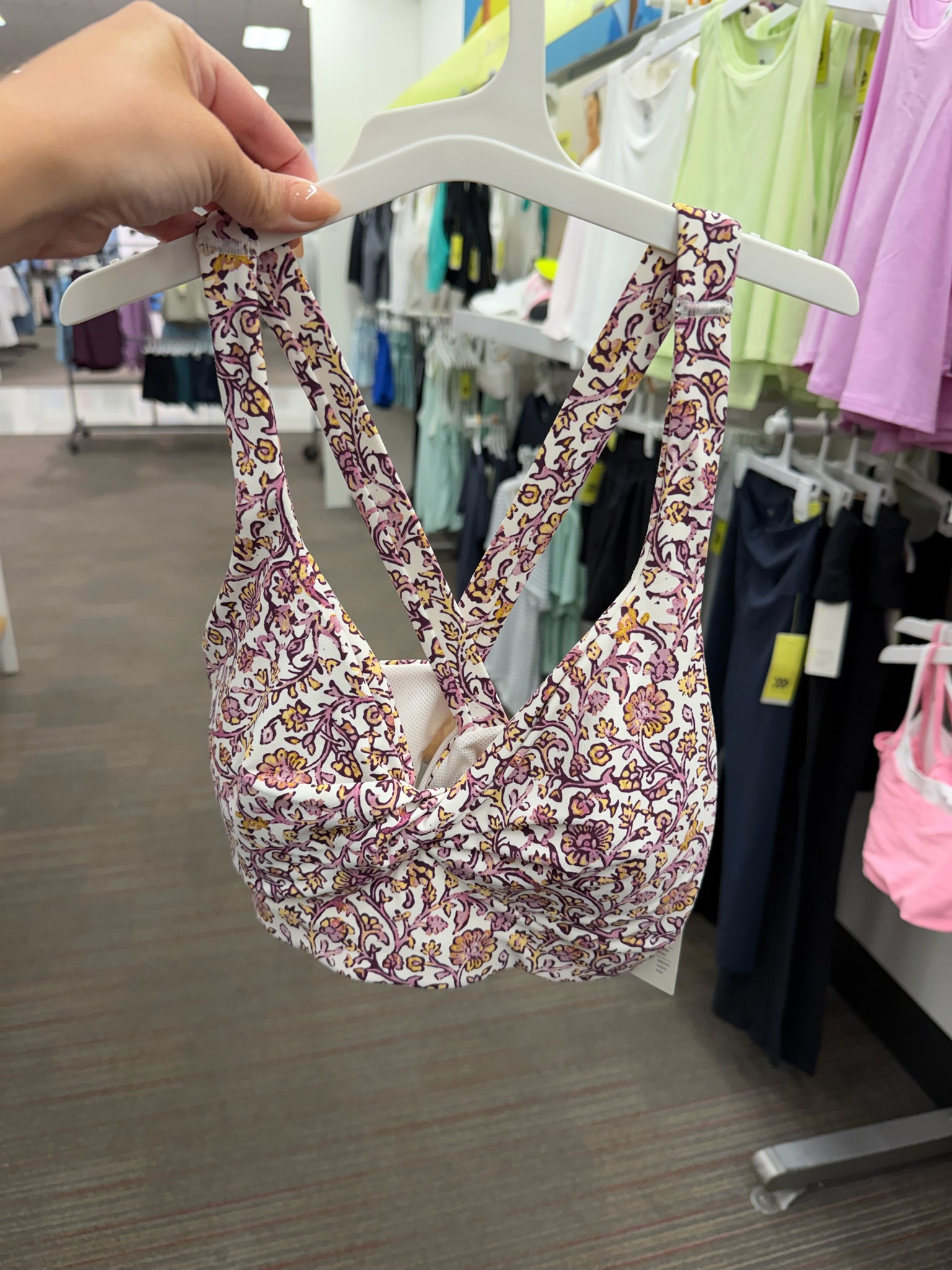 Such a cute activewear find! I love the twist-front detail, and it's perfect whether you're headed to a workout or just running errands.
wedding guest dress summer, prime day deals, summer dresses, plus size fashion, business casual workwear, fathers day gift guide, country concert, bathing suits, bathroom decor, meredith hudkins, target style, target finds 

 #LTKootd #LTKfitnessgoals #LTKSeasonal