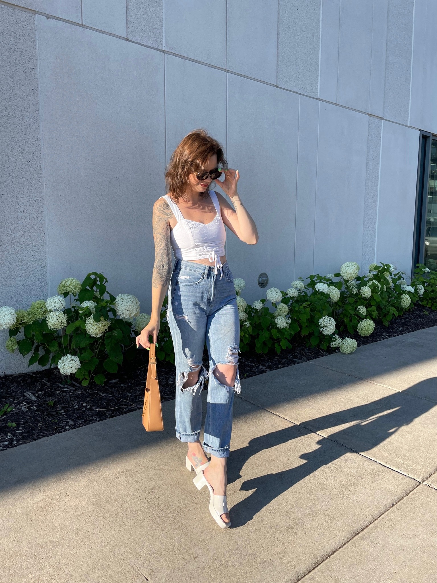 Casual OOTD
Gucci slides 
Saint Laurent 
Abercrombie 
Handbag 

#LTKitbag #LTKshoecrush #LTKstyletip