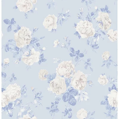 NuWallpaper Cabbage Rose Self-Adhesive Double Roll | Wayfair North America
