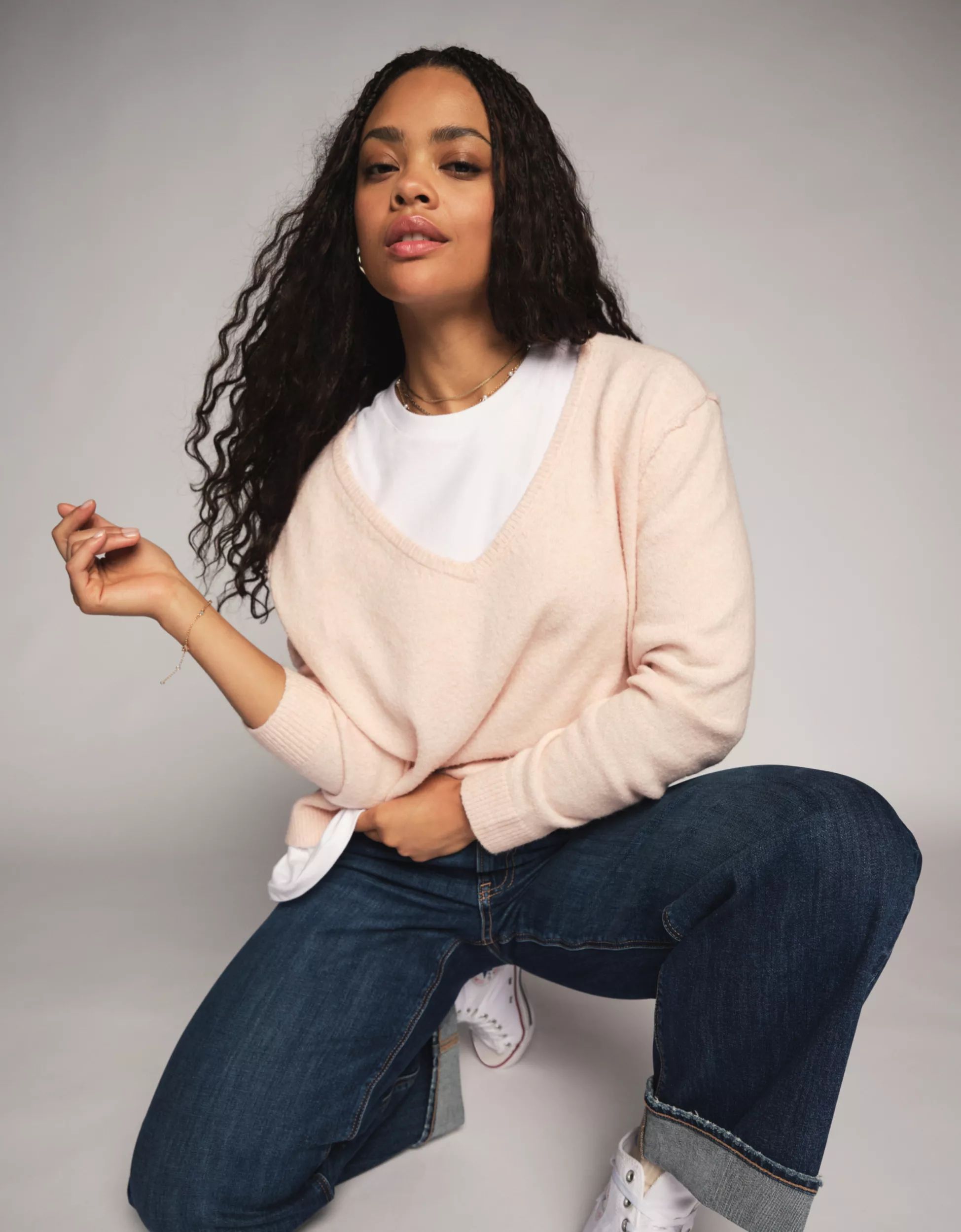 AE Whoa So Soft V-Neck Sweater | American Eagle Outfitters (US & CA)