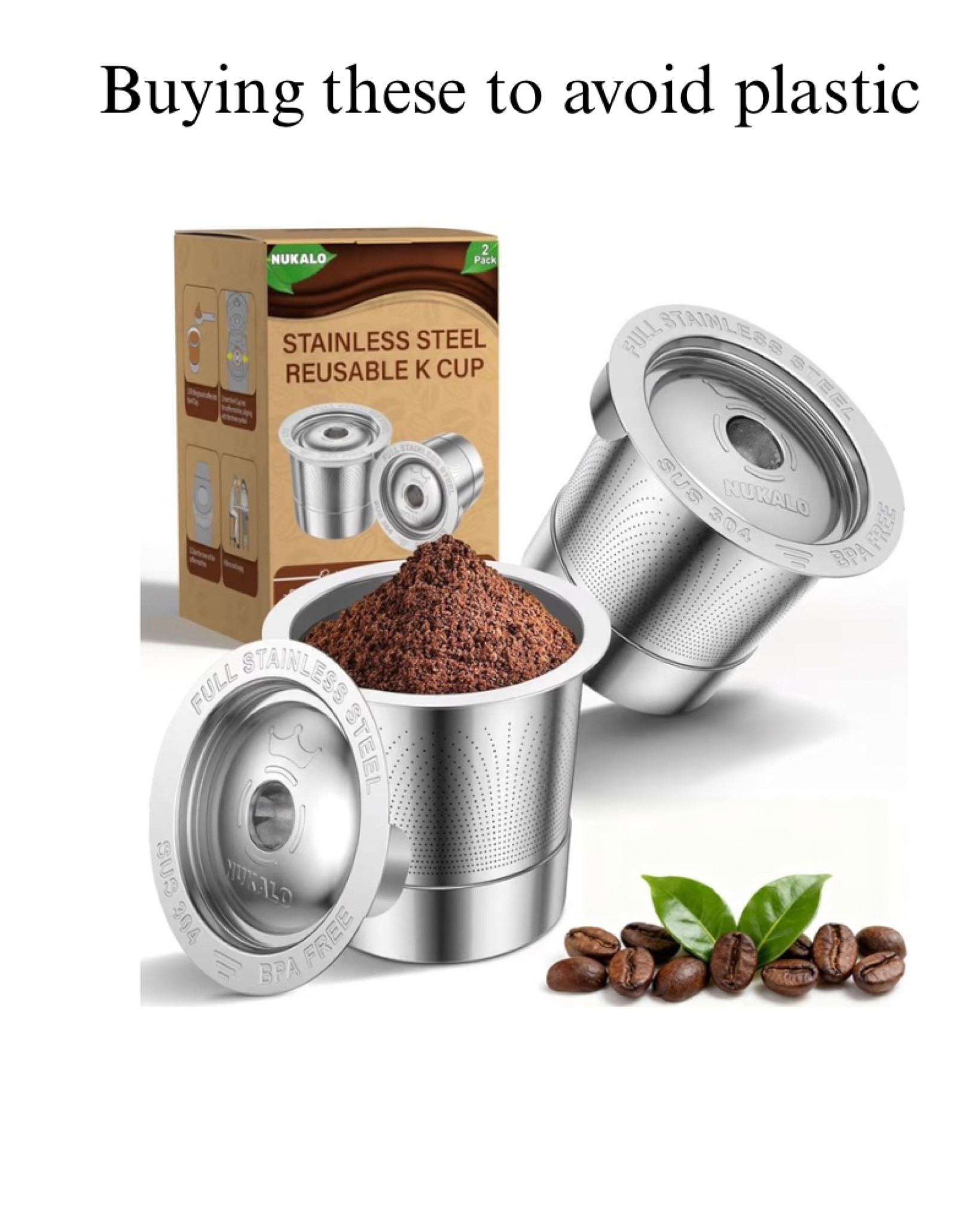 These are better than using plastic cake cups. These are perfect if you want to avoid micro plastics in your coffee. Amazon, health.

#LTKHome #LTKselfcare #LTKSaleAlert