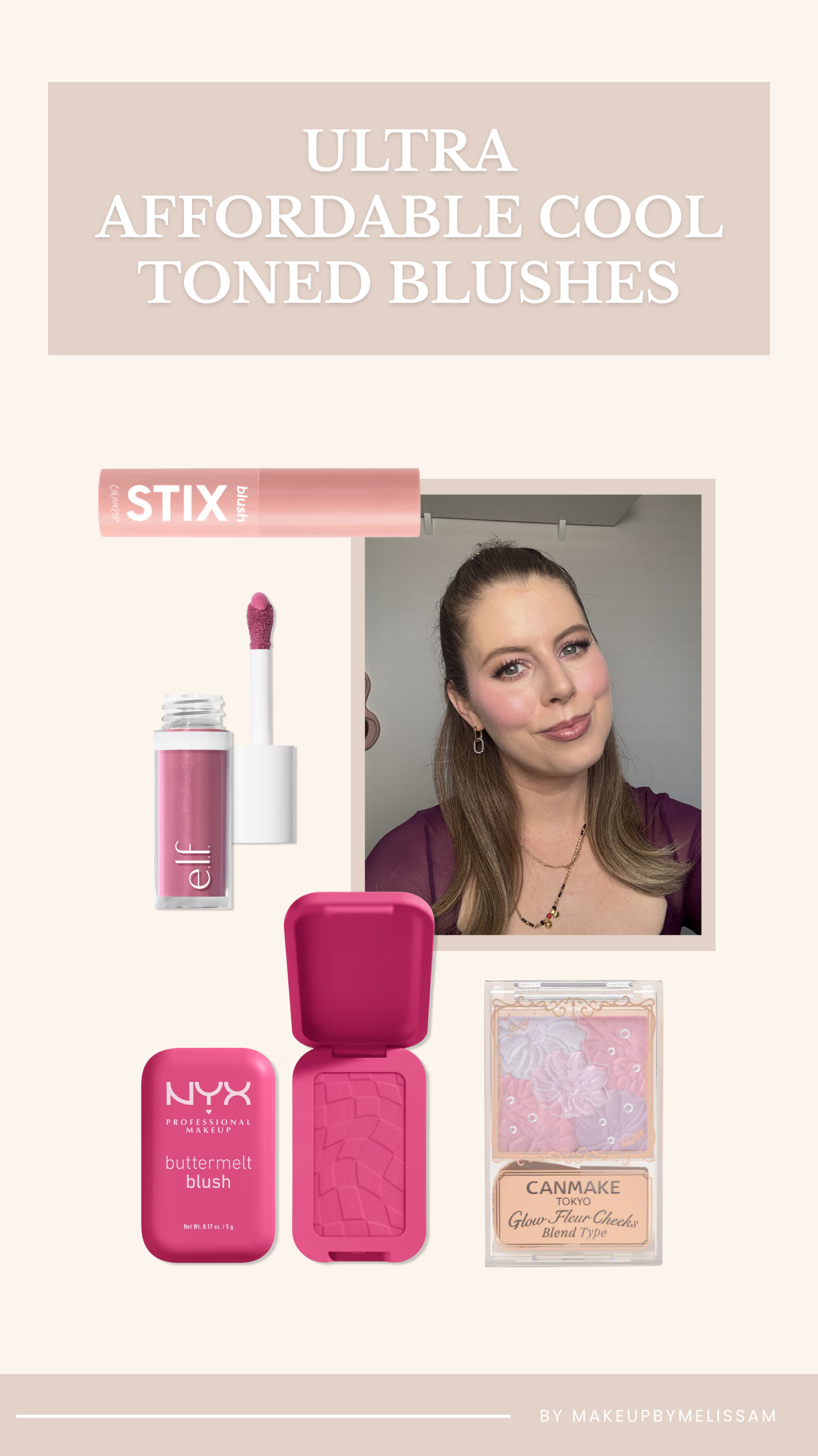 Ultra affordable cool toned blushes 

 #LTKSeasonal #LTKU #LTKBeauty