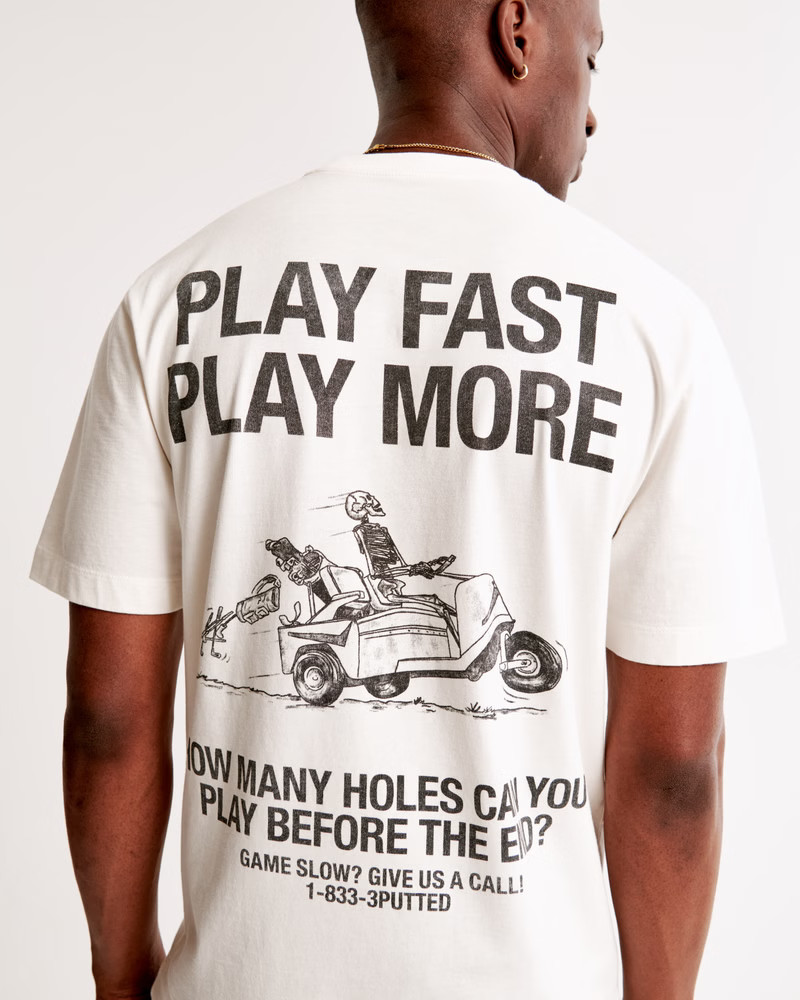 Random Golf Club Classic Polished Graphic Tee | Abercrombie & Fitch (US)