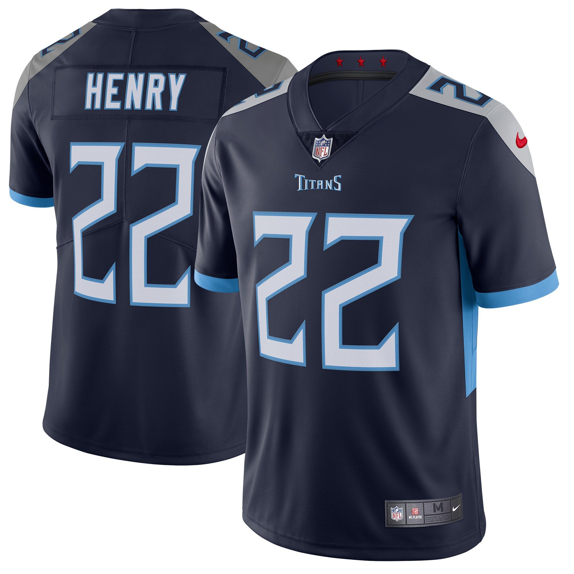 Men's Tennessee Titans Derrick Henry Nike Navy Vapor Untouchable Limited Jersey | NFL Shop