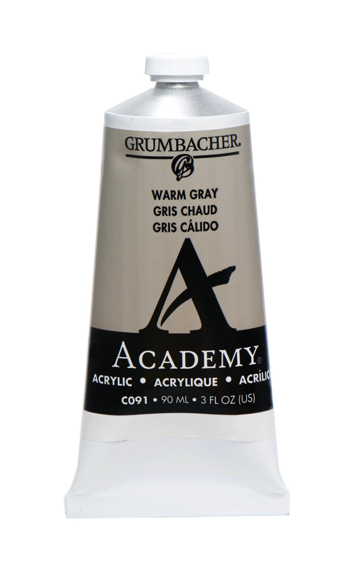 Grumbacher Academy Acrylic, 90ml Tube, Warm Gray | Amazon (US)