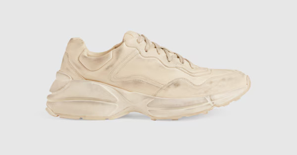 Gucci Men's Rhyton leather sneaker | Gucci (US)