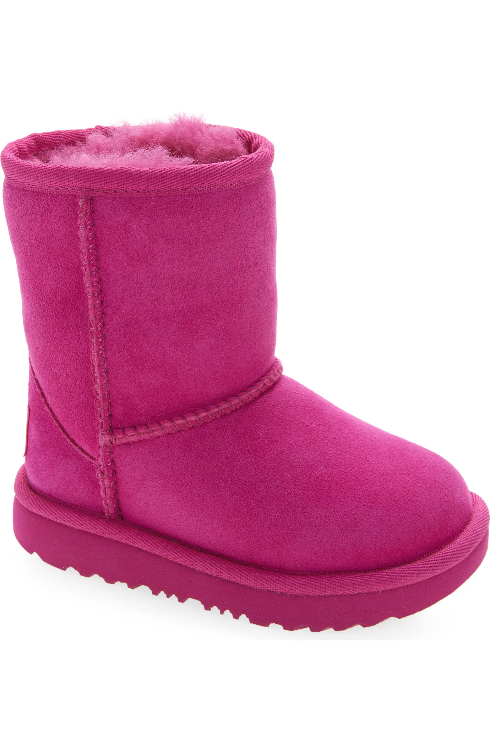 Kids' Classic Short II Water Resistant Genuine Shearling Boot | Nordstrom