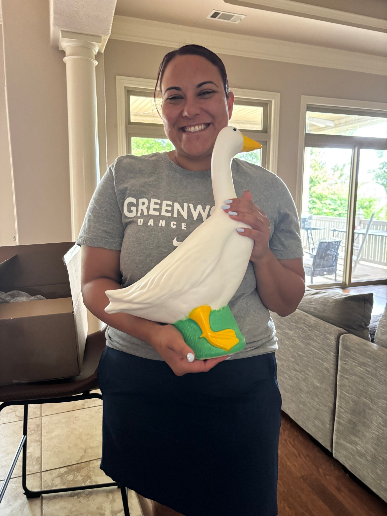 Porch goose . I love this thing and how cute it  is. 

#LTKHome #LTKFamily #LTKFindsUnder100