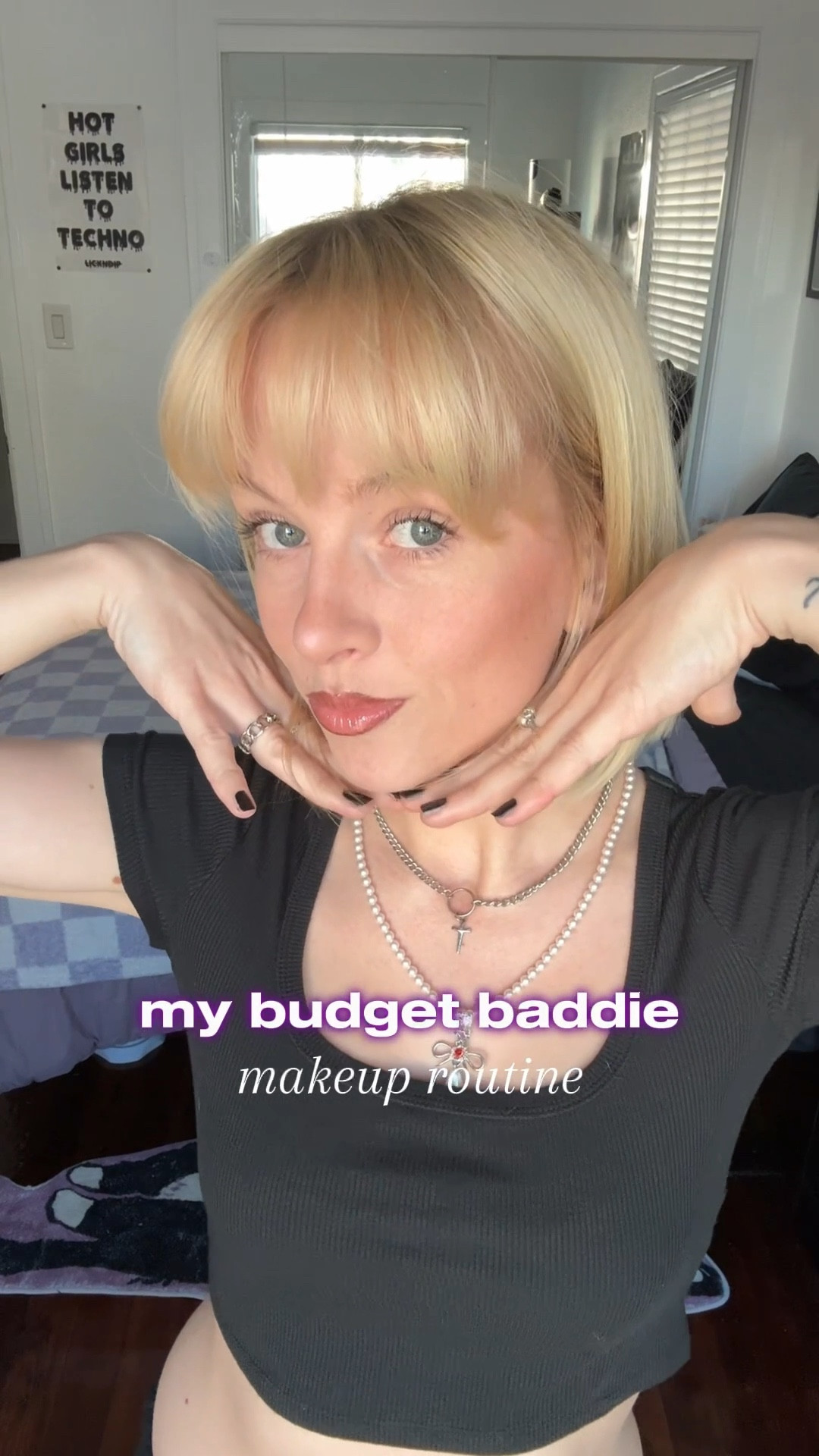 my affordable makeup routine that looks expensive 💋💄

here is everything i use!
- erborian cc cream ($26)
- elf power grip primer ($11)
- elf liquid blush (dusty rose) ($8)
- elf hydrating camo concealer (light peach) ($8)
- elf liquid contour (light/medium) ($8)
- elf perfect finish hd powder ($7)
- gucci highlighter 
- elf lash curler ($4)
- elf lash & roll mascara ($7)
- nyx matte lip liner (espresso & whipped caviar) ($5.97)
- gucci plumping lip gloss
- elf stay all night setting spray ($11)

.
.
.
#makeuproutine #budgetbaddie #affordablemakep #elfmakeup

#LTKgrwm #LTKmorningroutine