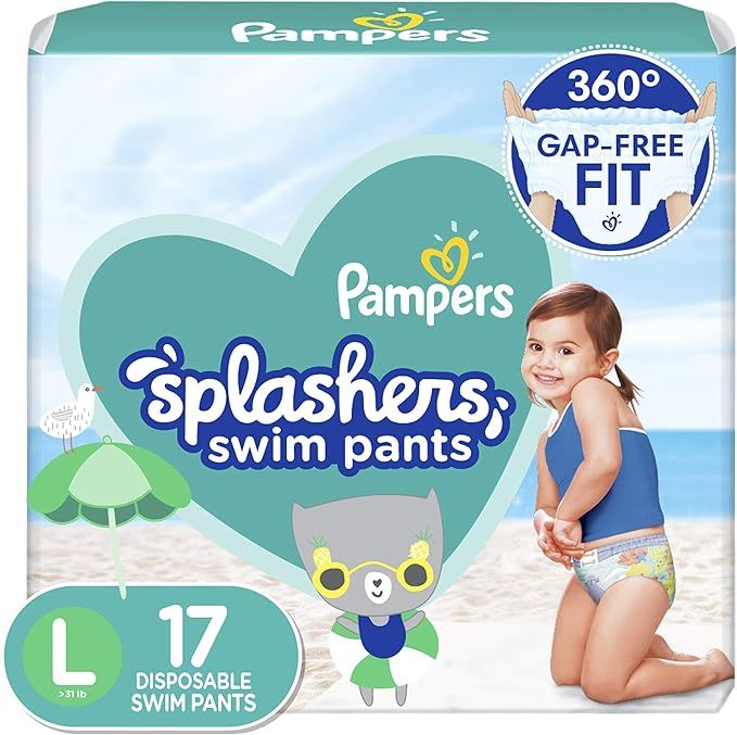 Pampers Splashers Swim Diapers Size L 17 Count | Amazon (US)