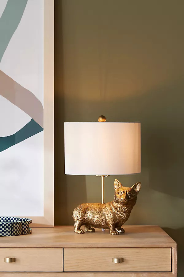 The Icon Table Lamp: Dog Edition | Anthropologie (US)