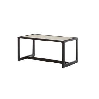 Hampton Bay West Park Aluminum Outdoor Patio Coffee Table-731.0810.000 - The Home Depot | The Home Depot