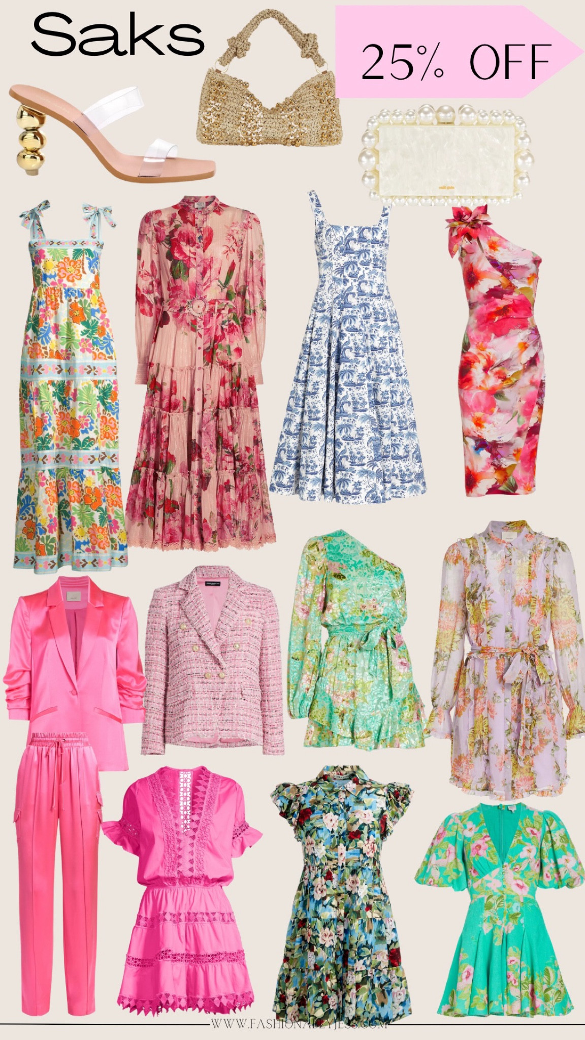 Cute spring outfits now on sale at saks! Love all of the summer dresses 

#LTKover40 #LTKstyletip #LTKsalealert