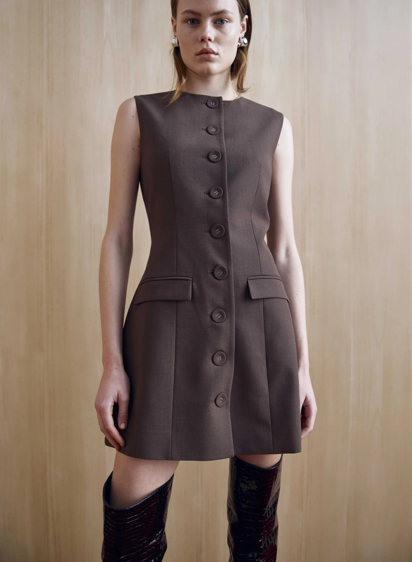 SOFIA DRESS (CHOCOLATE) | Anna Quan (Global)