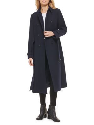 Belted Wool Blend Peacoat | Saks Fifth Avenue OFF 5TH