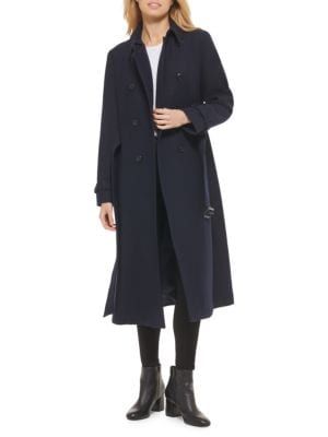 Belted Wool Blend Peacoat | Saks Fifth Avenue OFF 5TH (Pmt risk)