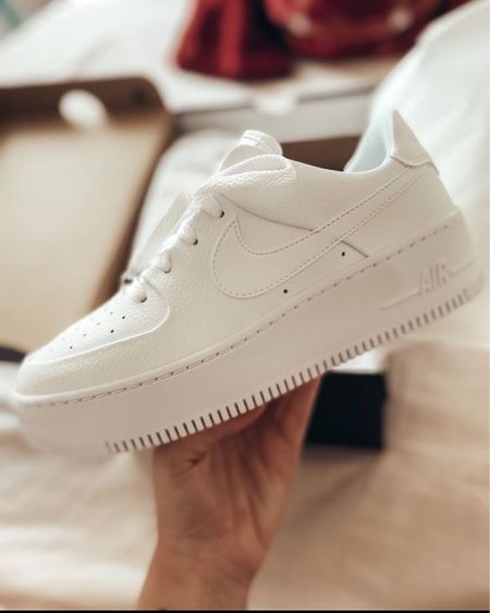 can never go wrong with a classic 🐐

#airforce1 #womensshoes #whiteshoes #staplepieces #nike 

#LTKfit #LTKshoecrush #LTKstyletip
