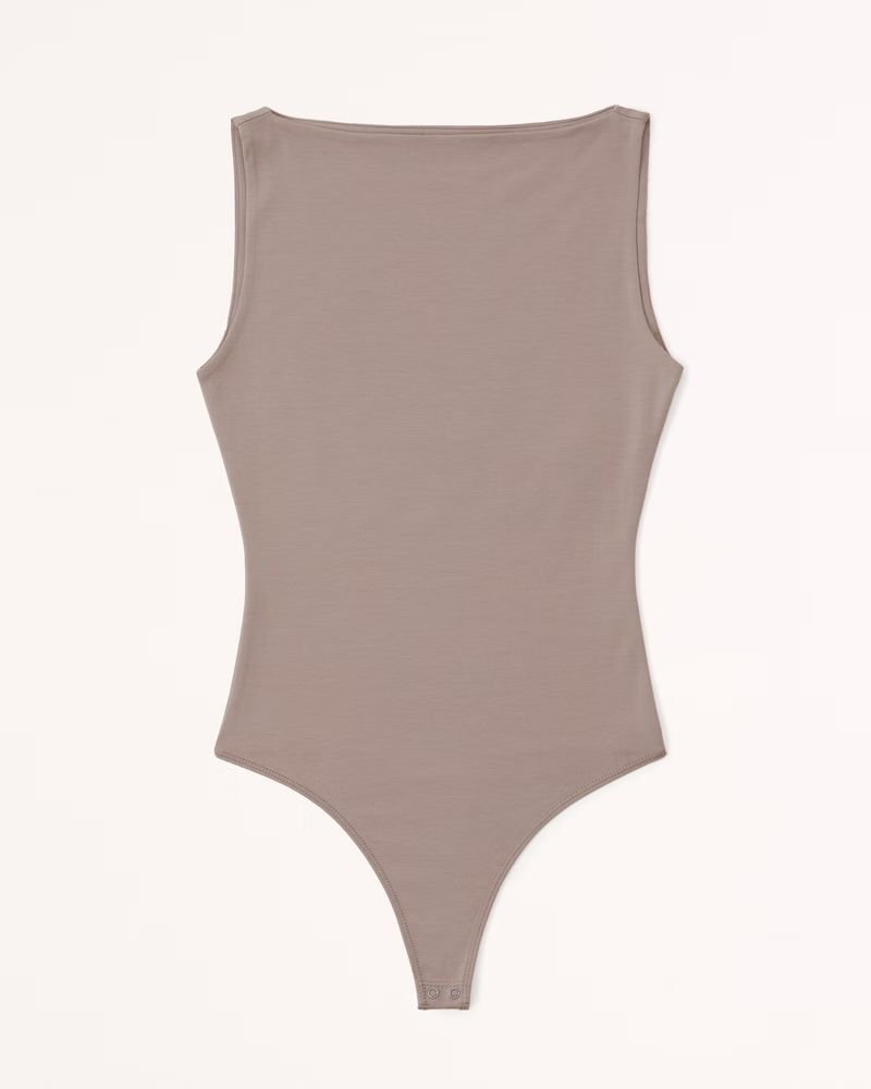 Cotton-Modal Slash Bodysuit | Abercrombie & Fitch (US)