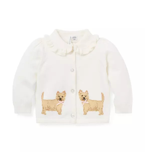 Baby Dog Ruffle Collar Cardigan | Janie and Jack