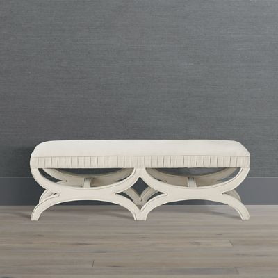 Theo Upholstered Bench | Frontgate | Frontgate