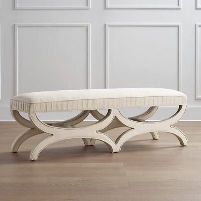 Theo Upholstered Bench | Frontgate | Frontgate