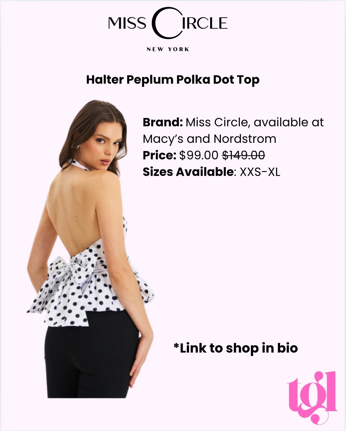 I love polka dots and a top with a bow. This one’s from Miss Circle available at Macy’s and Nordstrom. It was $149.00 but it’s on sale for $99.00. 

#misscircle #macys #nordstrom #polkadot #christmas

#LTKHoliday #LTKFindsUnder100 #LTKSaleAlert