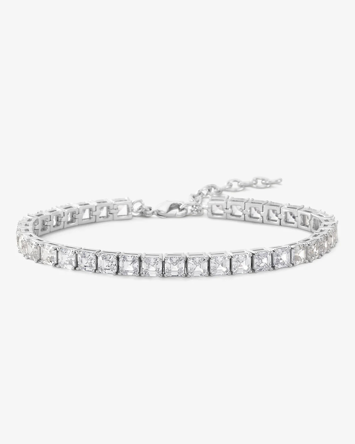 The Queen's Anklet - Silver|White Diamondettes | Melinda Maria