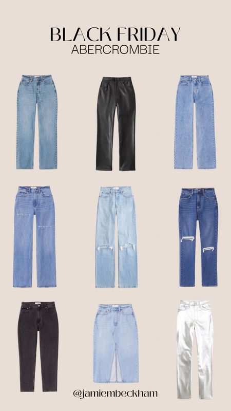 Abercrombie has the BEST denim! I personally love the Curve Love line as it’s a bit more forgiving!!

I’m typically a 25/26

#LTKCyberWeek #LTKHoliday