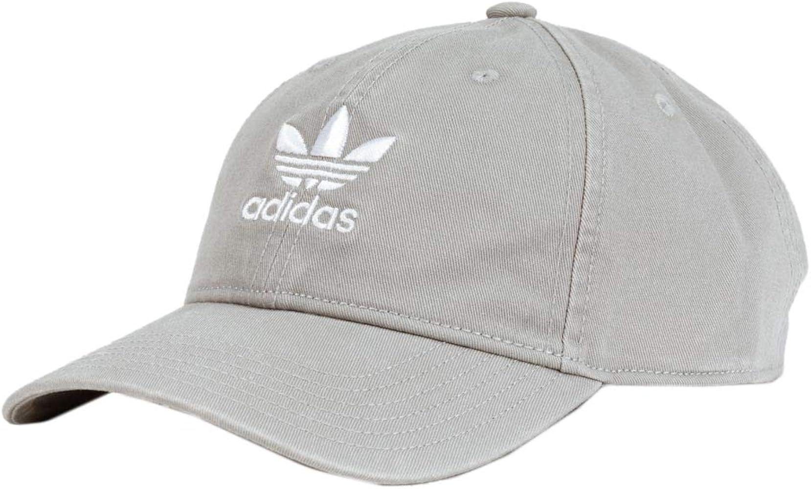 adidas Originals Relaxed Gray Strapback Hat | Amazon (US)