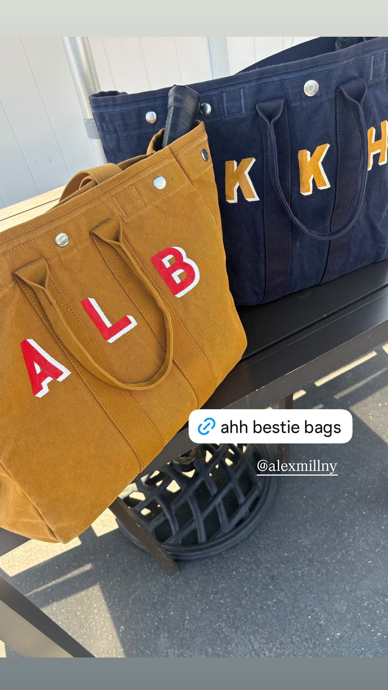 Cute personalized tote bags by Alex Mill NY 

 #LTKgrwm #LTKootd #LTKTravel