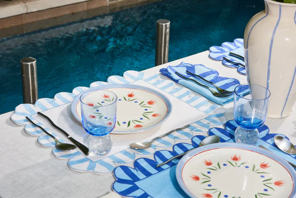 Squiggle 5-Piece Cutlery Set in Shiny Silver | Over The Moon
