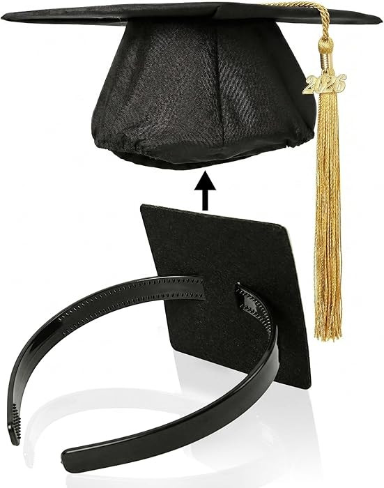 Graduation Cap Headband, Firm Anti-fall HairBand for Graduation Hat, Graduation Gifts Hat Accesso... | Amazon (US)