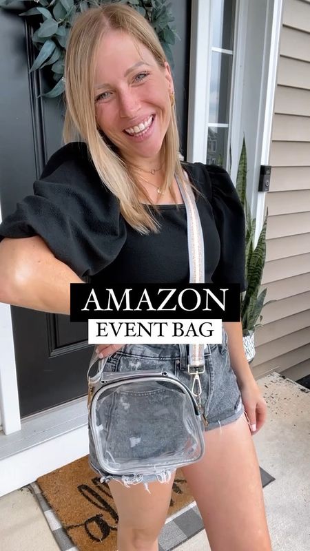AMAZON EVENT BAG ✨🖤 How cute is this little clear crossbody?! Strap included & under $20 🙌🏻 

Included both straps, rainbow metallic zipper is so fun! 

@amazonfashion #founditonamazon #founditonamazonfashion #amazonfashion #amazonfinds #ltkitbag #ltkitunder50 #ltkfind #amazonmusthaves #affordablestyle #styleonabudget #everydaystyle #eventbag #concertstyle #clearcrossbody #crossbody #bags #bagaddict #bagaddicted #casualstyle #everydaystyle #weekendstyle #fridaystyle #stylereels #styleinspo #outfitideas 

#LTKGiftGuide #LTKitbag #LTKFind