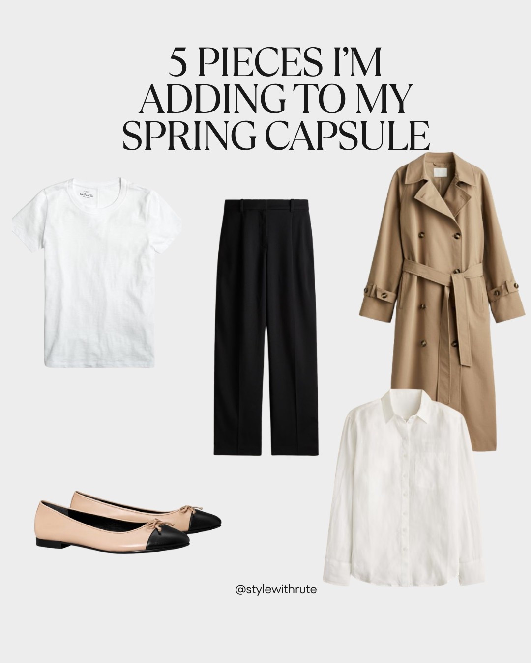 Spring is the perfect time to refresh your capsule wardrobe with 5 timeless yet versatile pieces! 

#LTKStyleTip #LTKSeasonal #LTKOver40