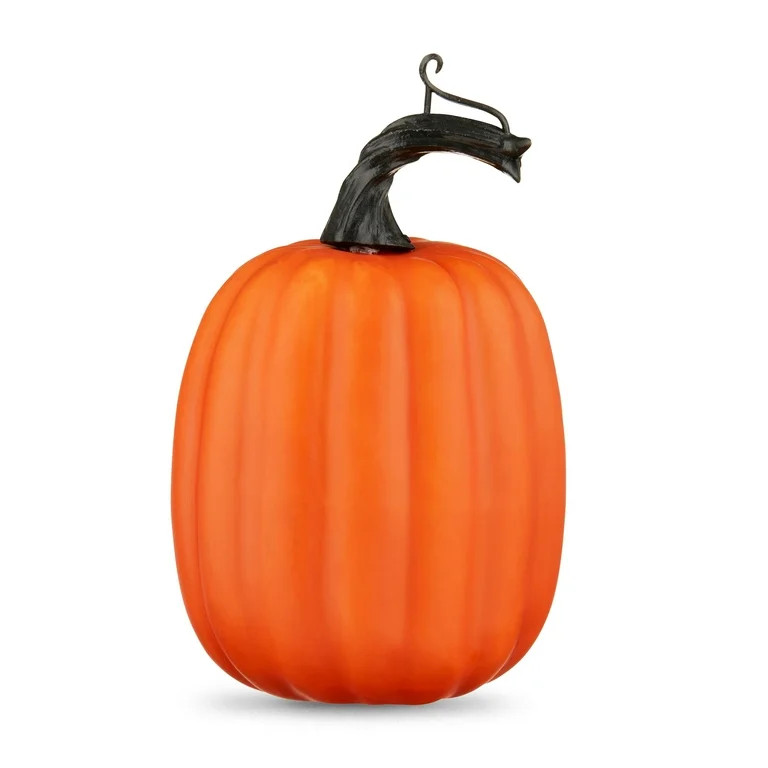 Halloween Mini Orange Foam Tall Pumpkin Decoration, 3 in x 3 in x 5 in, by Way To Celebrate | Walmart (US)