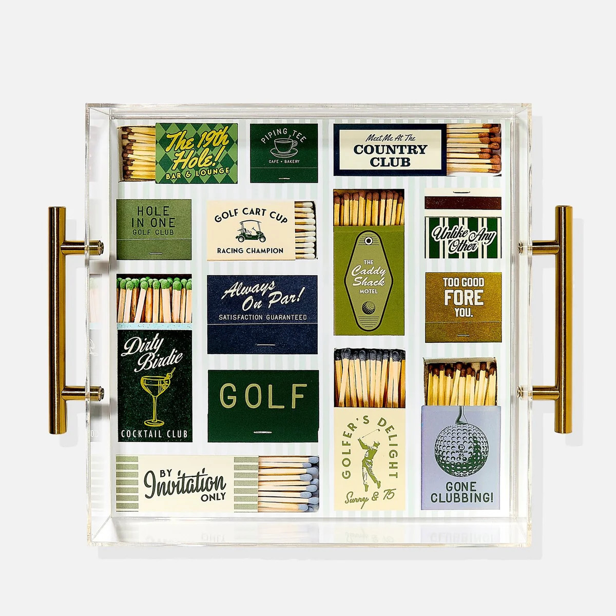 Golf Matchbook Large Tray | Tart By Taylor