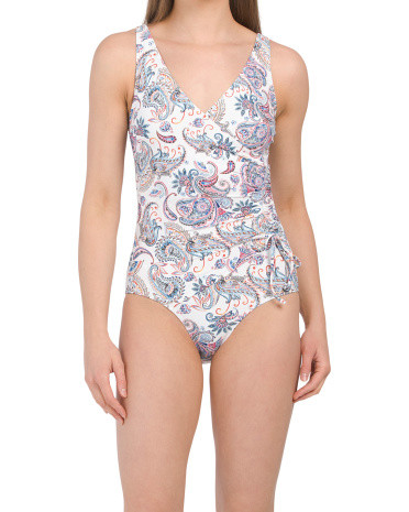 Amanda Paisley Shade One-piece Swimsuit | TJ Maxx