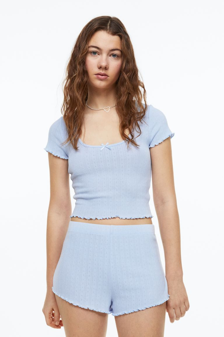 Pajama Top and Shorts | H&M (US + CA)
