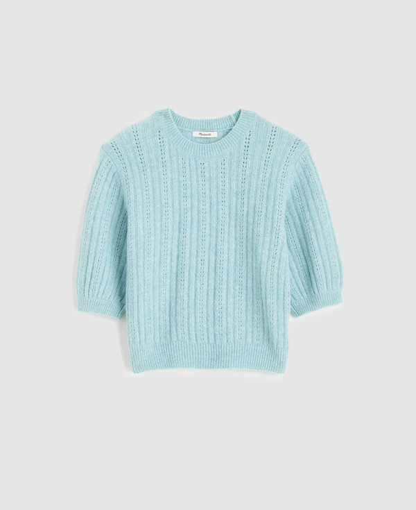 CloudSoft Short-Sleeve Sweater Tee | Madewell