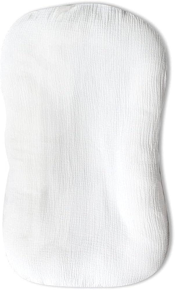 Muslin Baby Lounger Cover Soft Organic Cotton Slipcover Fits Newborn Lounger for Baby Boys and Gi... | Amazon (US)