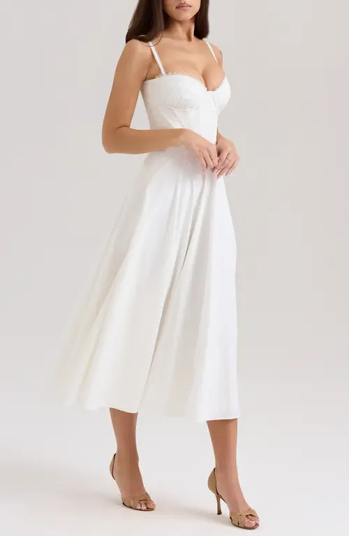 Steffani Corset Midi Sundress | Nordstrom