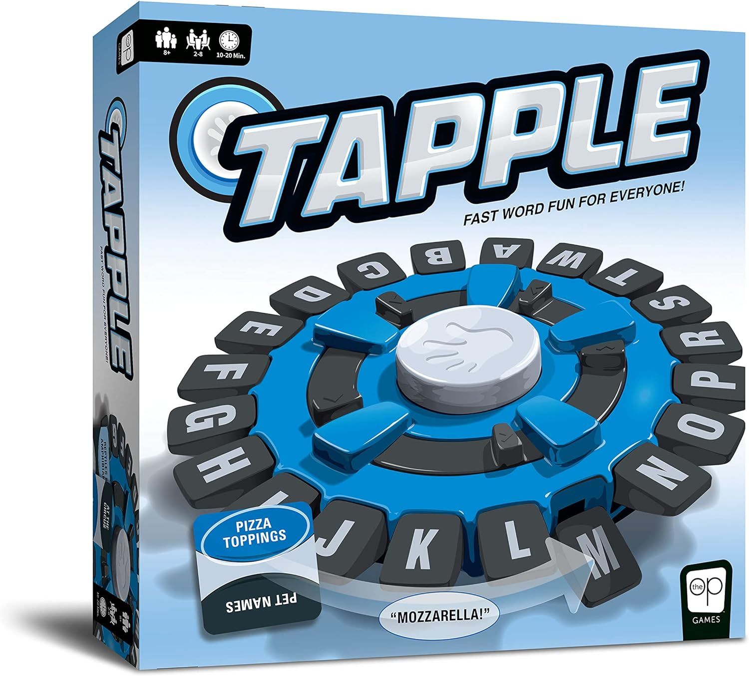 USAOPOLY TAPPLE® Word Game | Fast-Paced Family Board Game | Choose a Category & Race Against The... | Amazon (US)