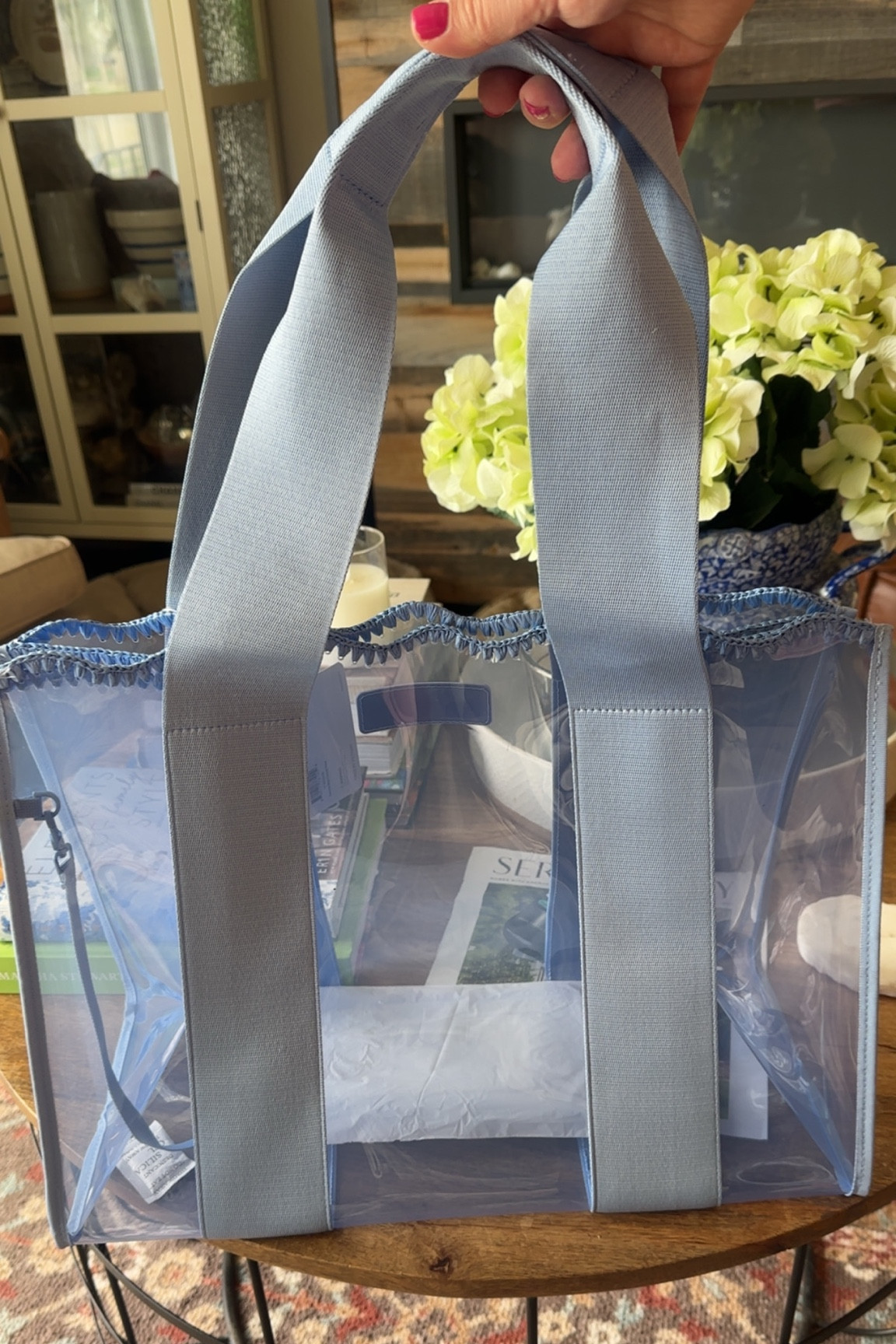 The bag of the summer is here. Jelly totes are the it bag this year, how cute is this one from case mate with the scalloped edge in the baby blue color. The perfect beach bag, car tote, summer date night, needlepoint, or airport bag. 

#LTKBeauty #LTKootd #LTKMothersDay