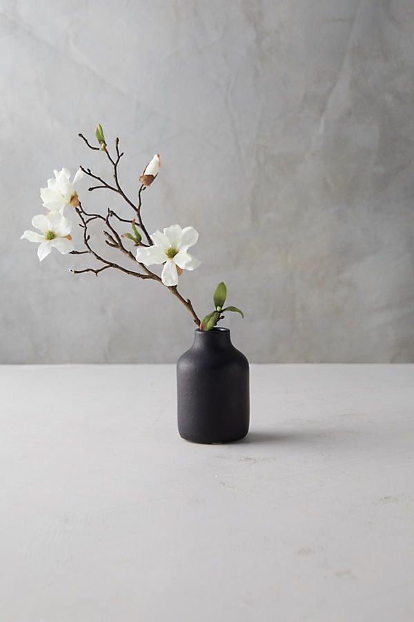Matte Terracotta Bud Vase, Tall By Terrain in Black Size M | Anthropologie (US)